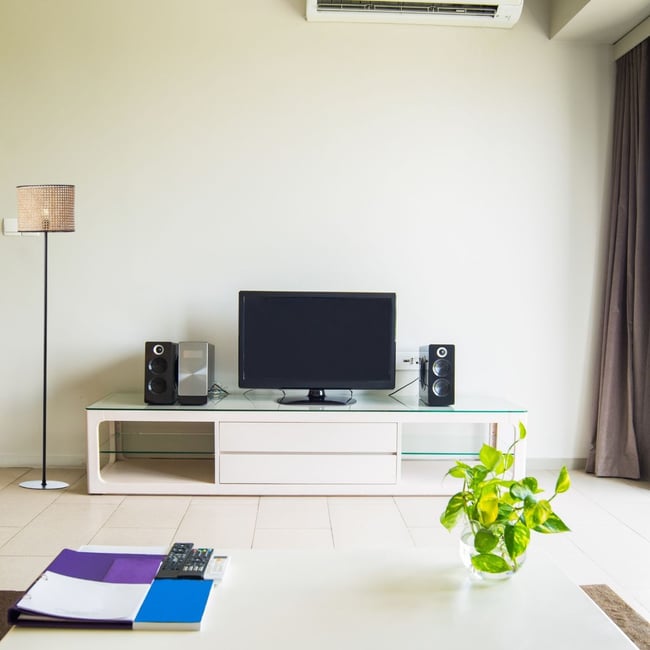 Lampadaire    WILEY Couleur marron <span itemprop=