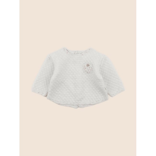 Sweat - Très bon état beige <span itemprop=