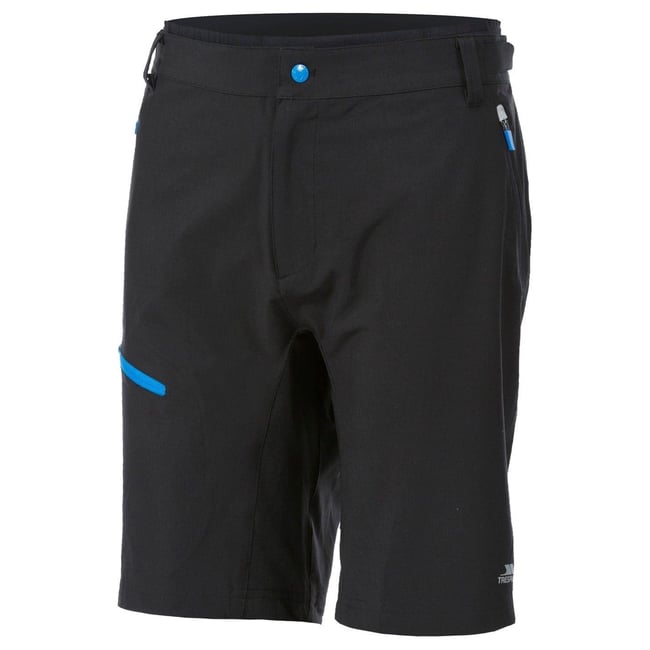 Short de marche cintré motif/style détail contrasté MALAKI noir <span itemprop=