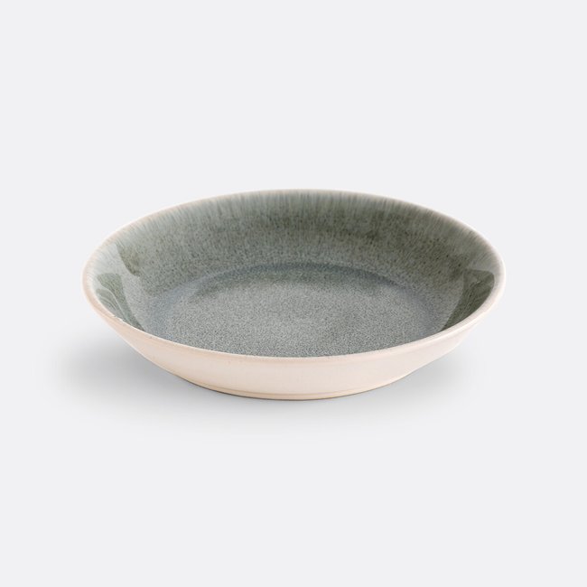 Juego de 6 platos hondos, Paloum verde <span itemprop=
