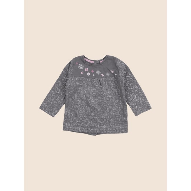Tee-shirt - Très bon état gris <span itemprop=