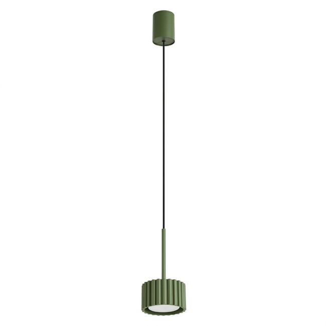 Suspension Aluminium Vert Olive Gx53 1 AURA Couleur vert olive <span itemprop=