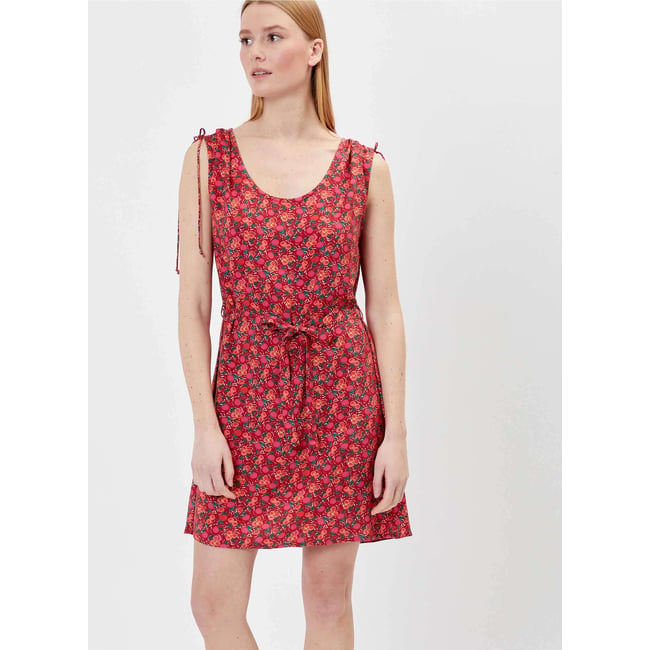 Robe imprimée ceinturée Ecovero WISTIA - PRINCESSE NOMADE
