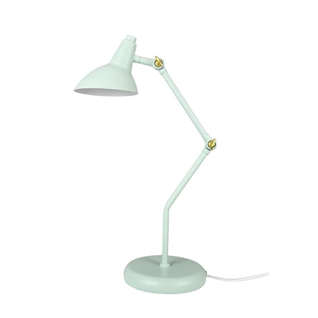 Lampe à poser Vela vert menthe en métal GU10 Couleur vert menthe. <span itemprop=
