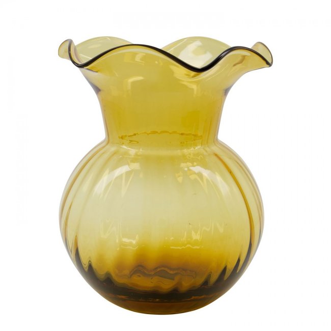 Vase Pomp Couleur ambre <span itemprop=