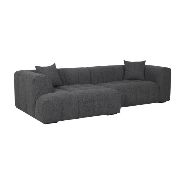 Canapé d'angle en tissu DAVIS - MADE IN MEUBLES 