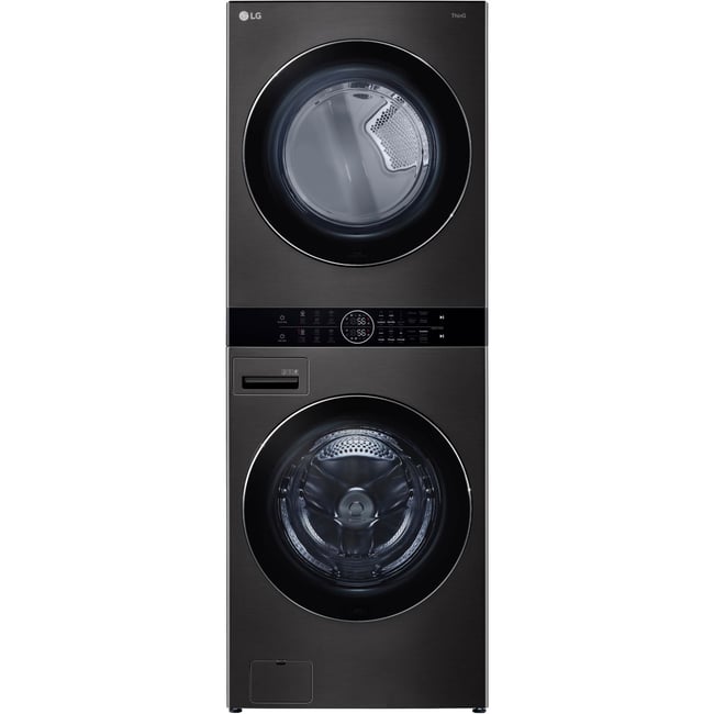 Lave linge séchant hublot F761TOWERB2 WashTower noir <span itemprop=