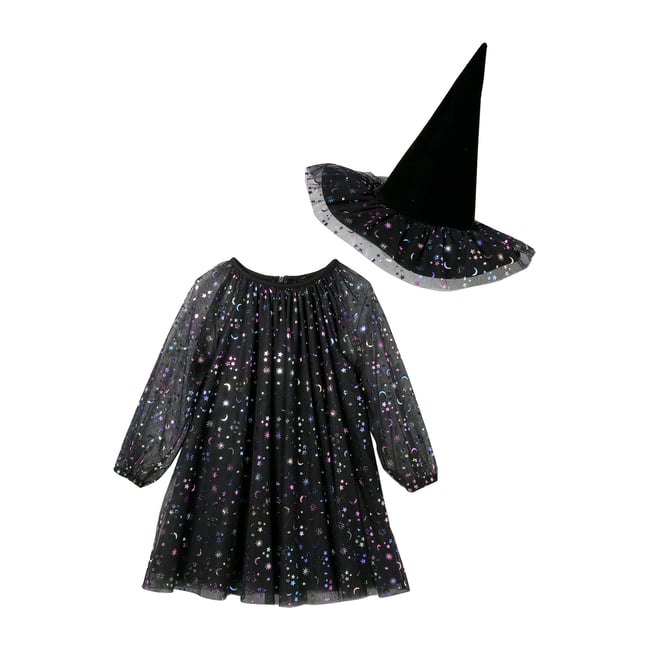 Déguisement de sorcière Halloween noir <span itemprop=