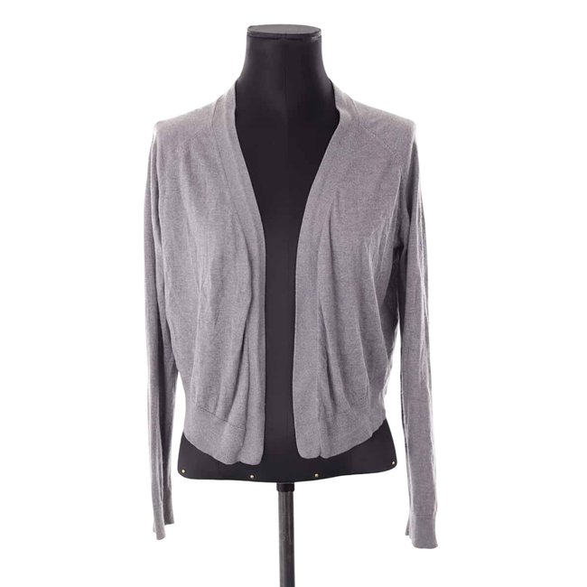 Cardigan en soie - Très Bon État gris <span itemprop=