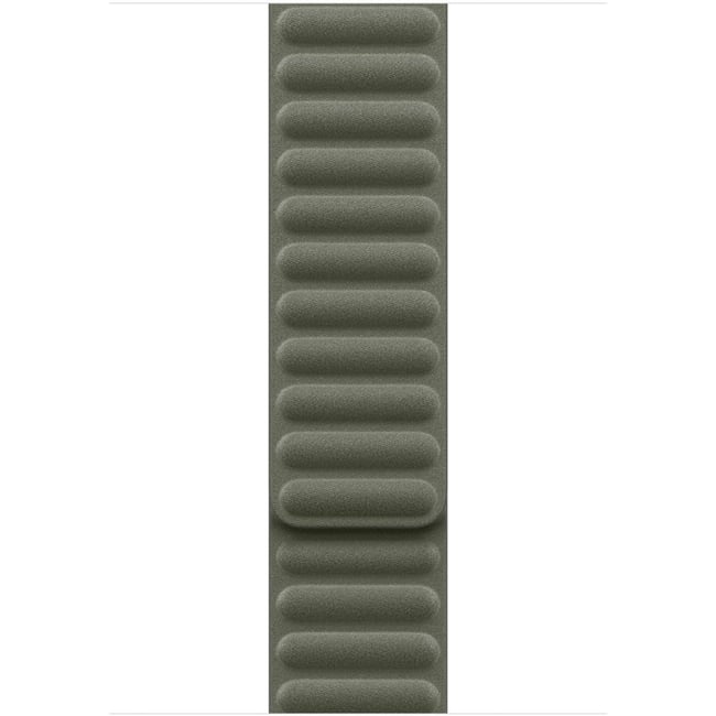 Bracelet 46 mm - S/M à maillons magnet gris sauge gris <span itemprop=