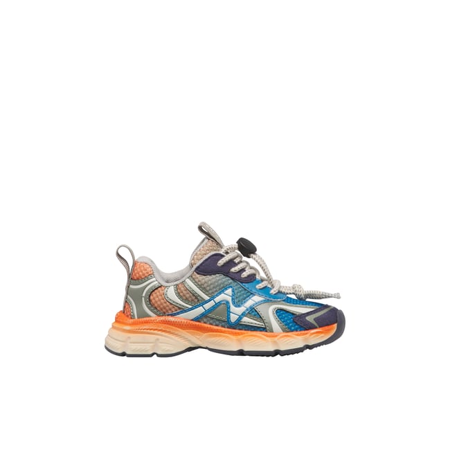 Sneakers en tissu synthétique WAVE. marine-blanc-orange <span itemprop=