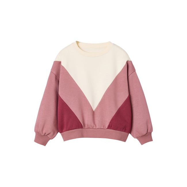 Sweat vieux rose <span itemprop=