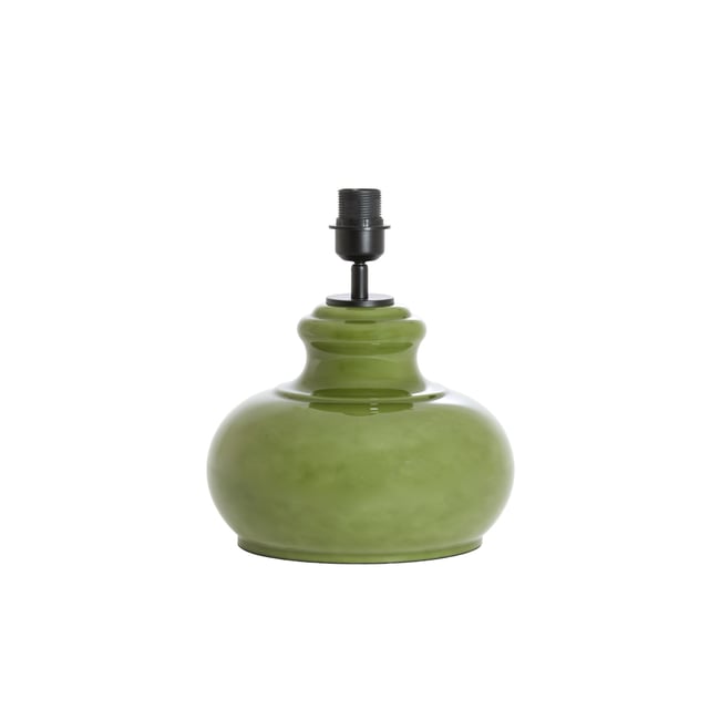 Base De La Lampe Verre VERDE Couleur vert olive <span itemprop=