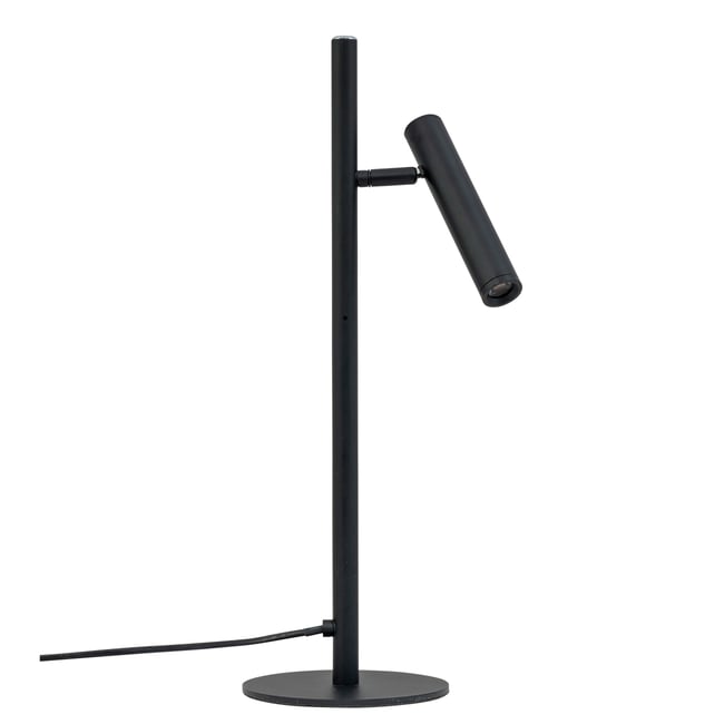 Lampe à poser en métal noir CARLO Couleur noir <span itemprop=