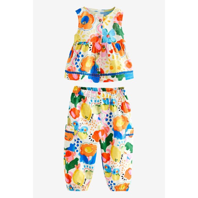 Haut et pantalon de couleur vive ensemble arc-en-ciel <span itemprop=