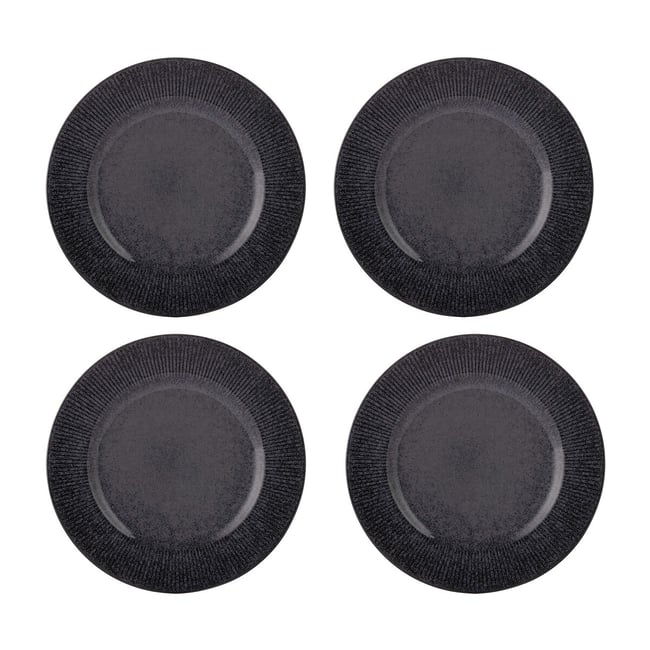 Set of 4 Reactive Linear Dinner Plates - MASON CASH