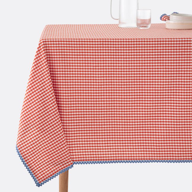 Nappe motif vichy tissé teint coton/lin Trattoria - LA REDOUTE INTERIEURS