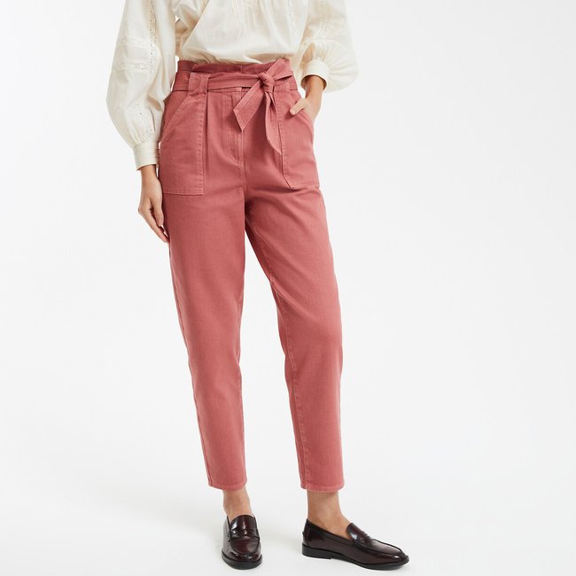 Pantalon carotte taille haute - LA REDOUTE COLLECTIONS
