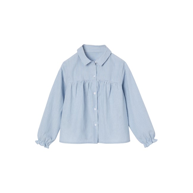 Chemise imprimée bleu ciel <span itemprop=
