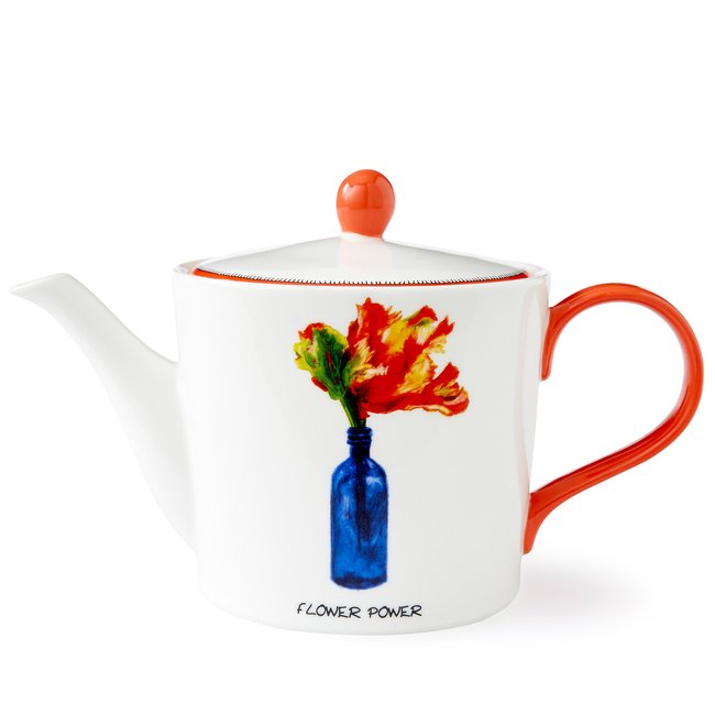 Doodles Teapot, multi-coloured, KIT KEMP FOR SPODE