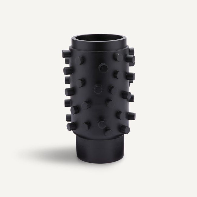 Daipur Blackened Mango Vase, H37.5cm, black, AM.PM