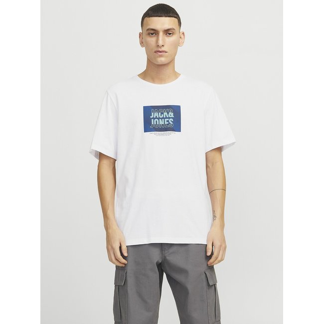 Printed Crew Neck T-Shirt - JACK & JONES
