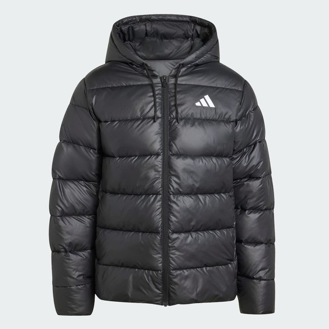 Doudoune à capuche duvet synthétique CLIMAWARM Essentials black <span itemprop=