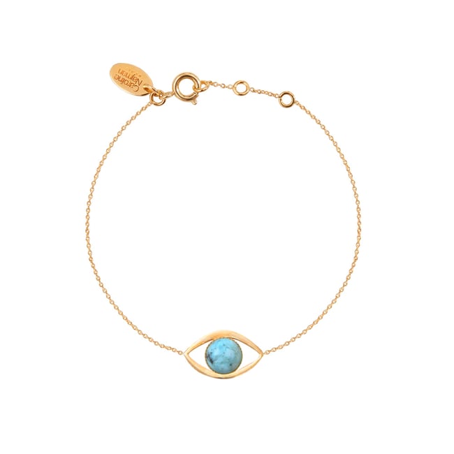 Bracelet eros jaspe africain bleu <span itemprop=