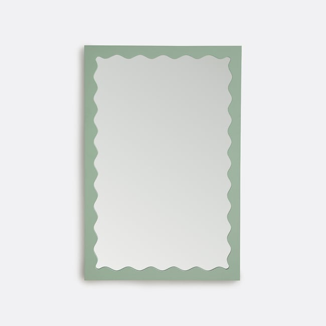 Miroir rectangulaire, 60x90 cm, Opalys céladon <span itemprop=