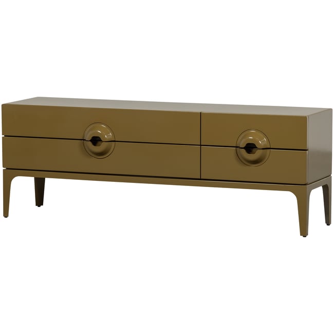 Meuble tv en bois d'eucalyptus MERGE - WOOOD