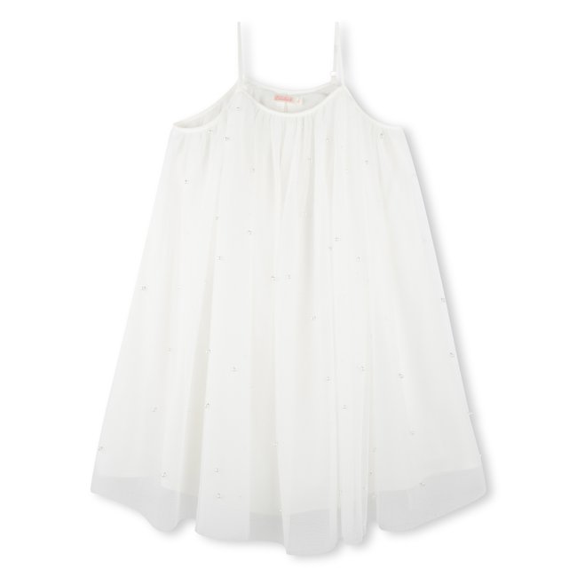 Robe de cérémonie à bretelles rice <span itemprop=