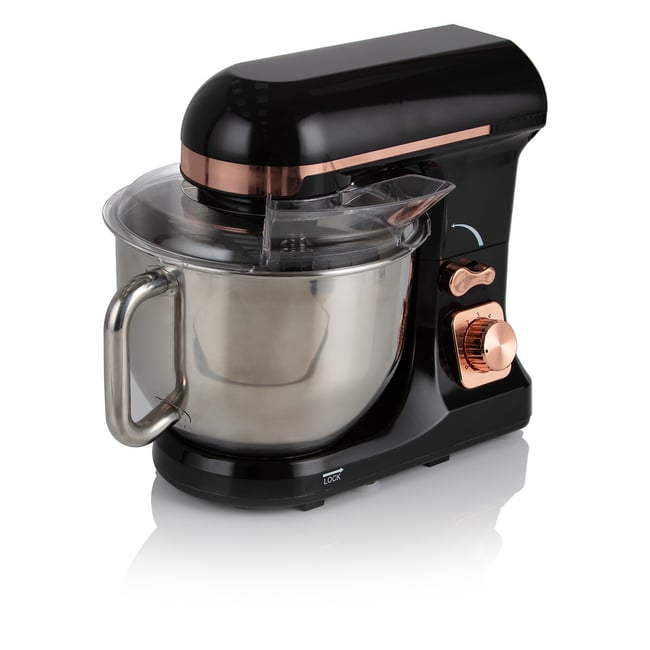 1000W 3-in-1 Stand Mixer - T12033, rose gold, TOWER