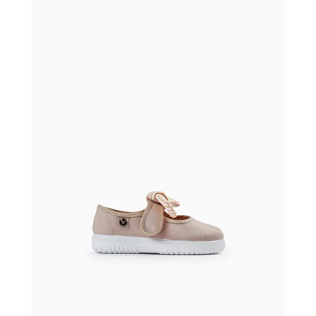 Mocassins  ATLANTIC COMPANY beige clair <span itemprop=