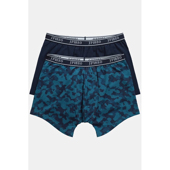 Lot de 2 boxers FLEXNAMIC®. Label OEKO-TEX. bleu océan <span itemprop=