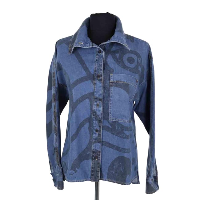 Chemise - Très Bon État bleu <span itemprop=