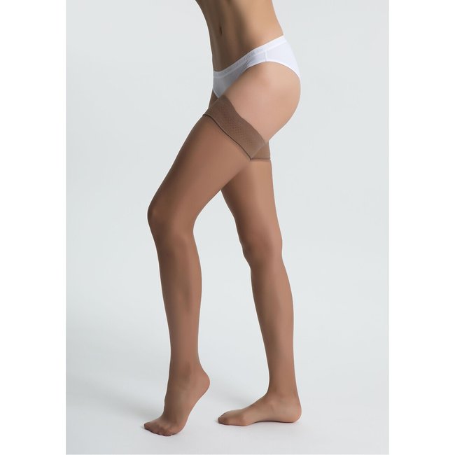 Lot de 2 bas Dim up Sublim - 15 deniers gazelle <span itemprop=