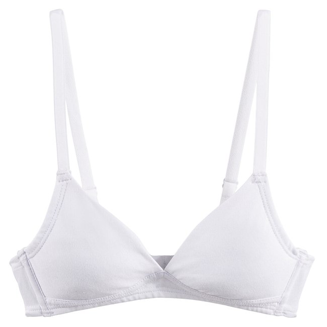 Reggiseno a triangolo in cotone tinta unita Cottone - LA REDOUTE COLLECTIONS