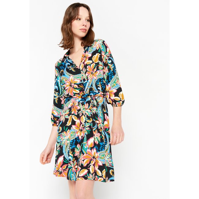 Chemise Motif Psychédélique Imprimé Pois Rouges Effet D'optique - JAX Taille L