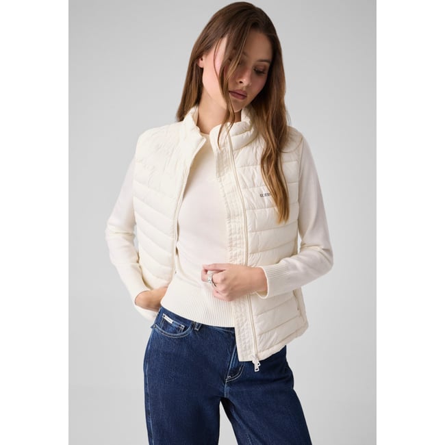 Pull En Laine Mélangée blanc <span itemprop=