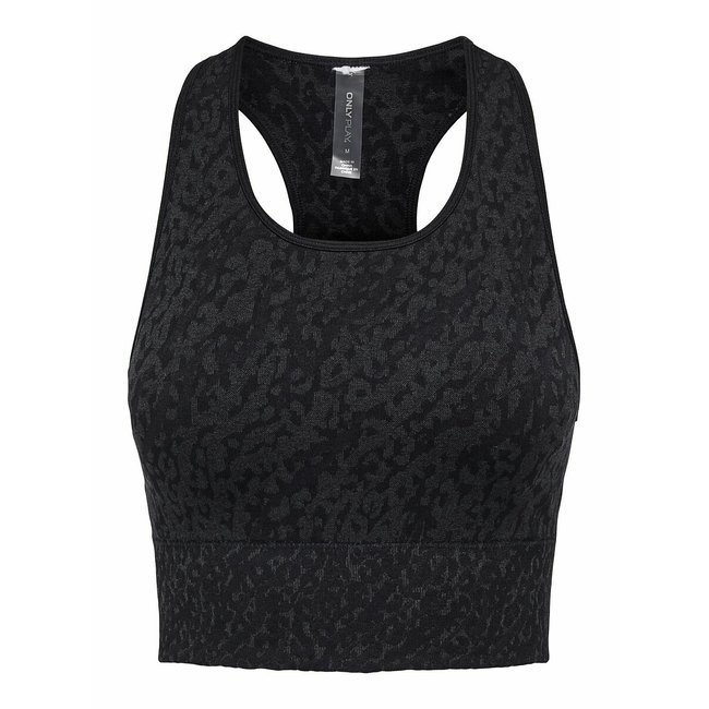 Sport-Bustier Betty schwarz/grau <span itemprop=