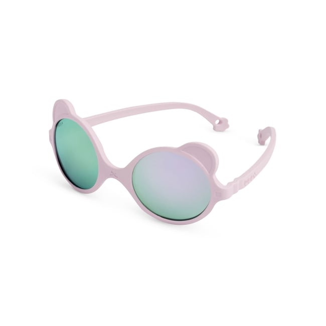 Lunettes de soleil bébé 0-1 ans Ourson Rose pâle rose <span itemprop=