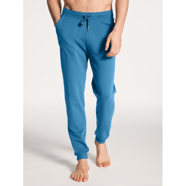 Pantalon de pyjama avec poches latérales Coton REMIX XTRA bleu parisien <span itemprop=