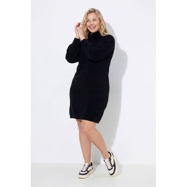 Robe en maille chenille, coupe évasée - ULLA POPKEN