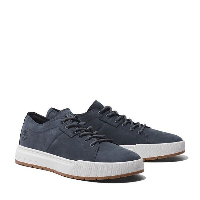 Sneakers basse in pelle nabuk Maple Grove Low blu TIMBERLAND