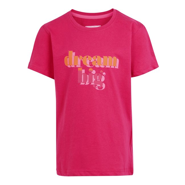 T-shirt BOSLEY DREAM BIG rose fluo <span itemprop=