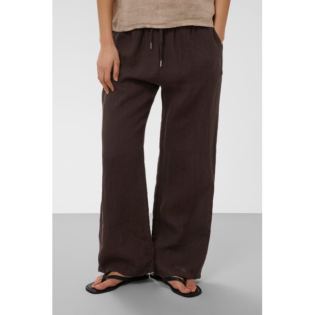 Pantalon Casual beige molé <span itemprop=
