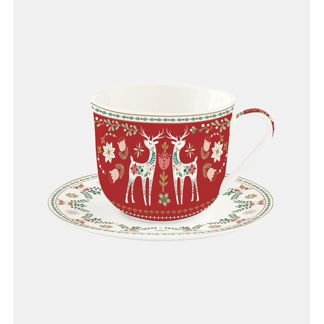 Coffret déjeuner - 1 personne Couleur blanc et multicolore <span itemprop=