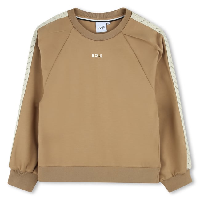 Sweat à épaule à motifs cookie <span itemprop=