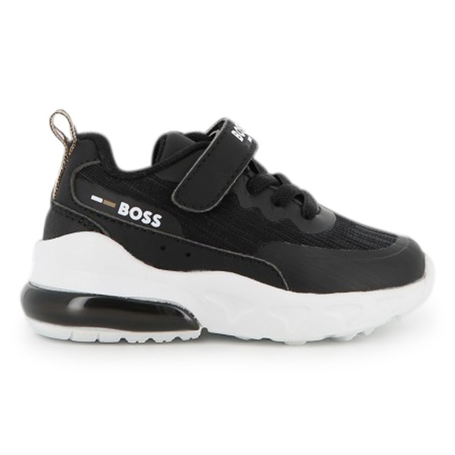 Baskets basses à lacets black <span itemprop=