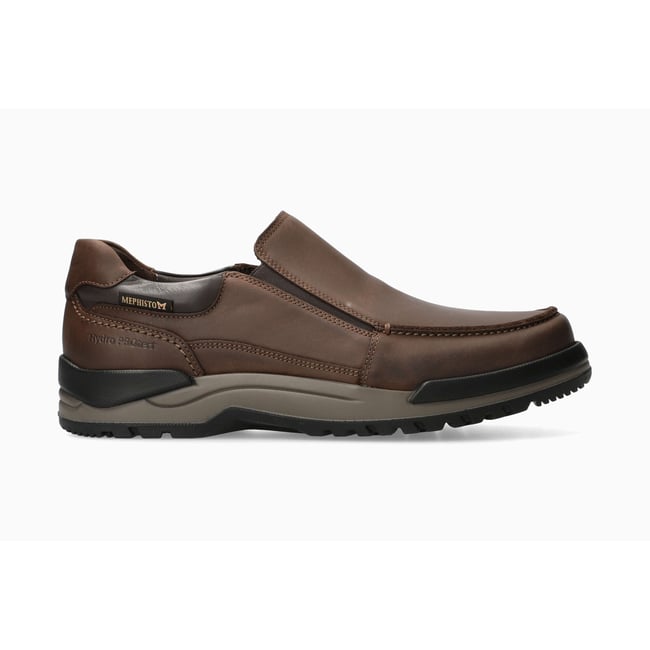 Derbies en cuir CLIFORD marron foncé p5150 <span itemprop=
